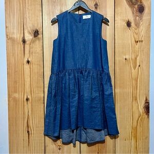 Co Denim Avec Francois Girbaud | Chambray Sleeveless Dress Size S